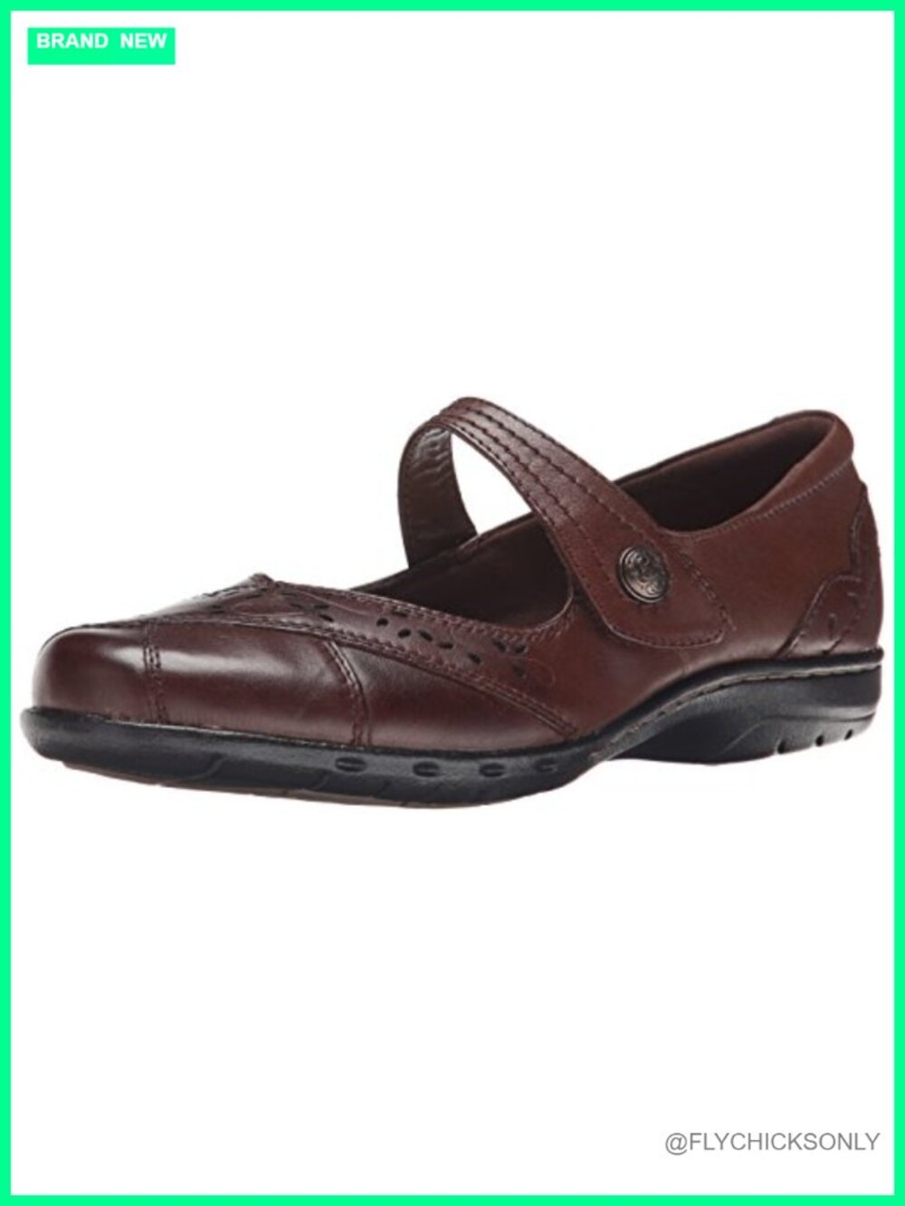 Cobb Hill Petra Women's Slip On Leather Wedge Heel Comfort Shoe